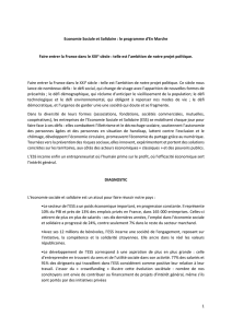 1 Economie Sociale et Solidaire : le programme d`En Marche Faire