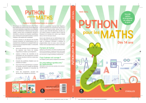 Python pour les Maths