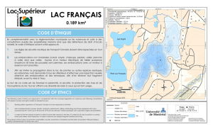 lac français - Municipalité de Lac Supérieur