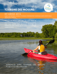 Kit média 2015 de Tourisme des Moulins