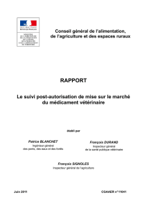 (Le) suivi post-autorisation de mise sur le marché du médicament