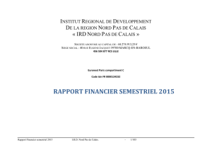 rapport financier semestriel 2015