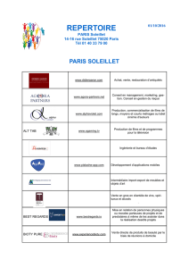 REPERTOIRE - Entreprises (CCI PARIS-IDF)