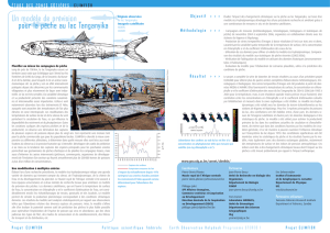 Un modèle de prévision pour la pêche au lac Tanganyika
