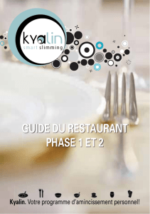 Guide du restaurant