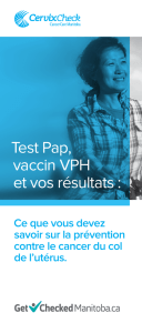 Test Pap, vaccin VPH et vos résultats