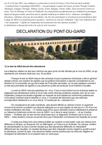 Pont-du-Gard Declaration Francais PAGES