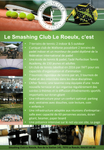Comment nous aider - Smashing Club Le Roeulx