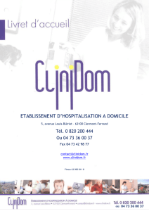 Livret accueil CliniDom