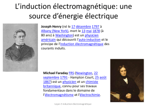 L`induction électromagnétique: une source d`énergie électrique