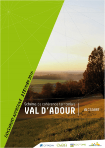 Glossaire - Pays du Val d`Adour
