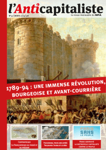 1789-94 : une immense révolution, bourgeoise et avant