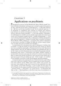 Applications en psychiatrie