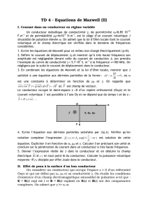 TD 4 - Equations de Maxwell (II)