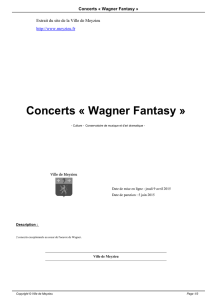 Concerts « Wagner Fantasy