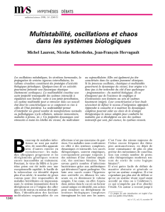 Multistabilité, oscillations et chaos dans les systèmes - iPubli
