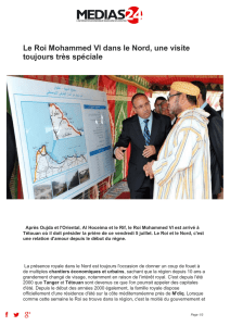 Le Roi Mohammed VI dans le Nord, une visite toujours