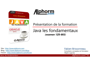 alphorm.com-support de la formation Java les fondamentaux/SS