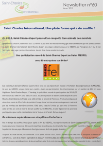 Newsletter n°60 - Saint Charles International