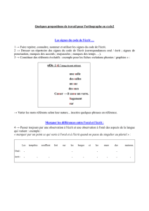 orthographe cycle2 - Académie de Toulouse