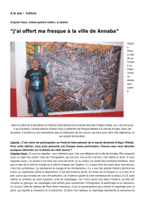 “J`ai offert ma fresque à la ville de Annaba”: Toute l