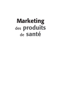 Marketing des produits de santé