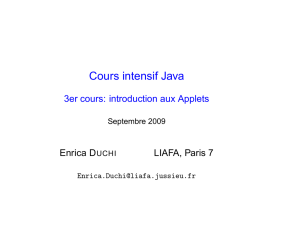 Cours intensif Java