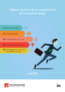 Tableau de bord de la compétitivité belge