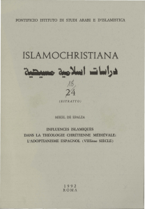 Influences islamiques dans la théologie chrétienne médiévale