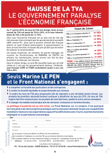 Hausse de la TVA - Le Gouvernement paralyse l`économie française