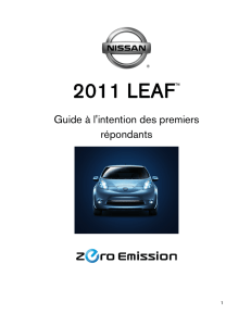 nouveau guide d`intervention pour la Nissan LEAF - Expert-ve