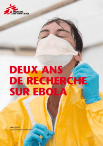 Deux ans de recherche sur Ebola