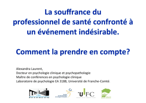 Alexandra Laurent, Docteur en psychologie clinique et