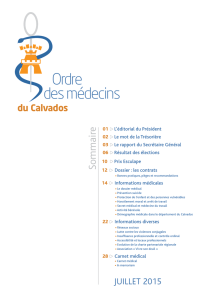 Bulletin 2015 - Ordre des médecins