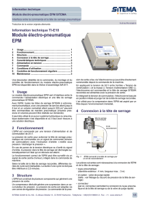 Module électro-pneumatique EPM