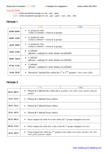 Progression Champion de conjugaison