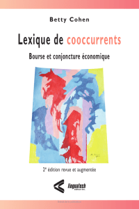 Lexique de cooccurrents Bourse et conjoncture économique