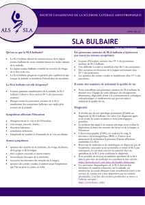 sla bulbaire - ALS Society of Canada