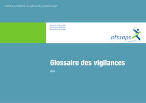 Glossaire vigilances