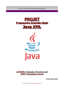PROJET Java XML - Nisha