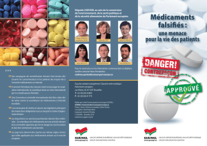 Médicaments falsifiés