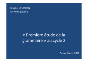 grammaire cycle 2