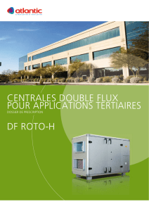 centrales double flux pour applications tertiaires df roto-h
