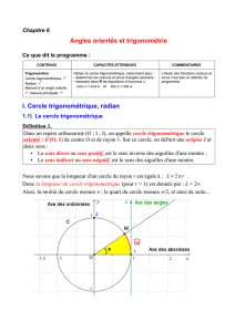 Angles orientés et trigonométrie - E