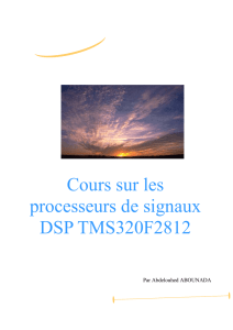 Cours sur la programmation des processeurs de signaux DSP