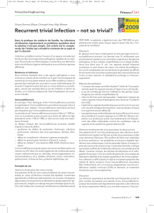 Recurrent trivial Infection – not so trivial?