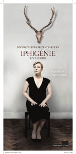 iphigénie - Pinchgut Opera
