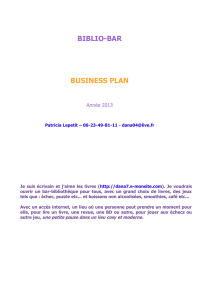 biblio-bar business plan