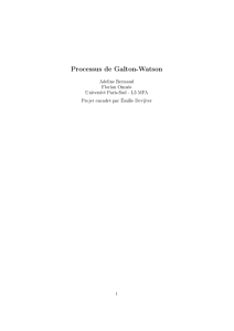 Processus de Galton-Watson - Université Paris-Sud