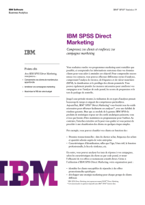 IBM SPSS Direct Marketing